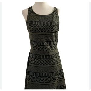 🆕 Apt 9 Olive Green Sleeveless Lace Crochet Embroidered Dress
